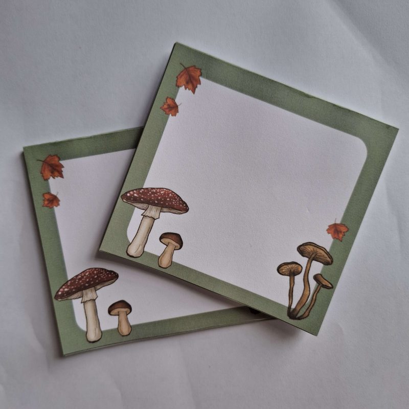 Sienimuistilaput/Mushroom memopads
